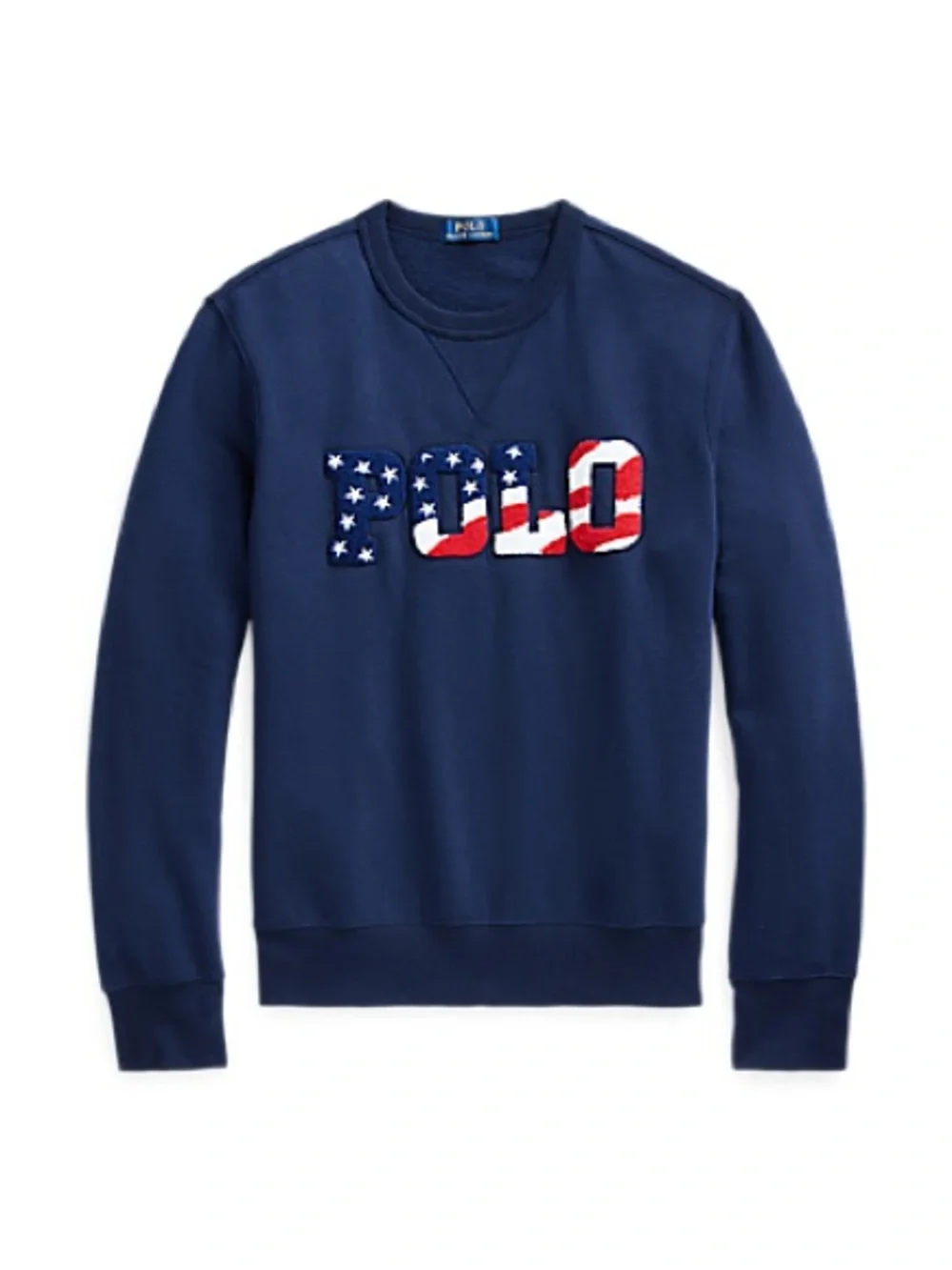 Polo by Ralph Lauren Navy Crewneck Sweatshirt American Flag Size XL